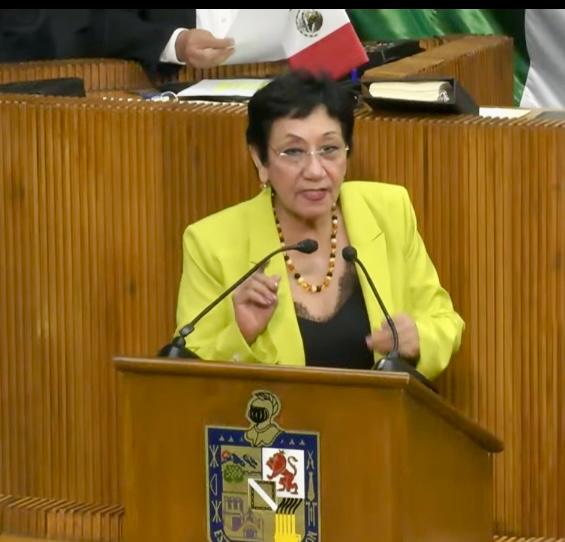 Propone diputada Lupita atender tramos carreteros en zonas serranas del sur de NL