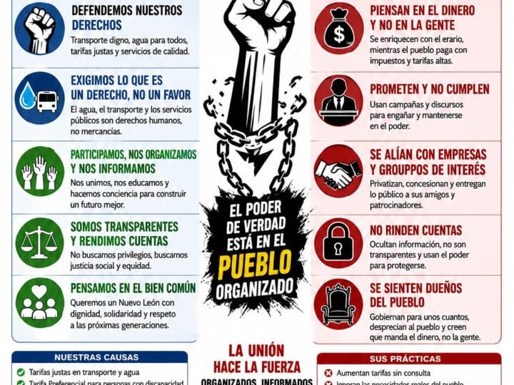 No permitamos que la necesidad de la gente sea utilizada como trampolín político