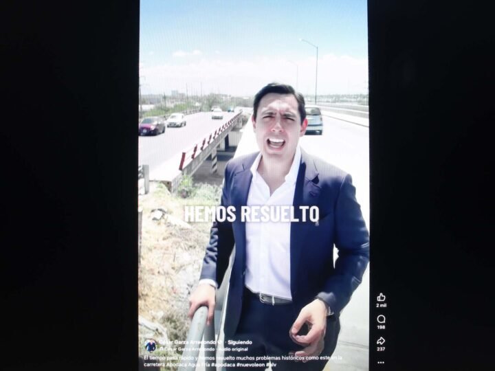 Concluyen puente gemelo que comunica la carretera de Apodaca-Agua Fría