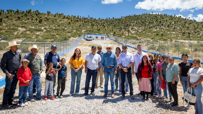 Ejido Las Palomas en Mier y Noriega tendrá agua potable, tras 10 años de carencia del vital líquido