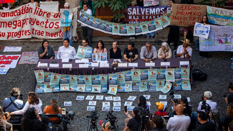 El agua no es mercancía, es un derecho humano