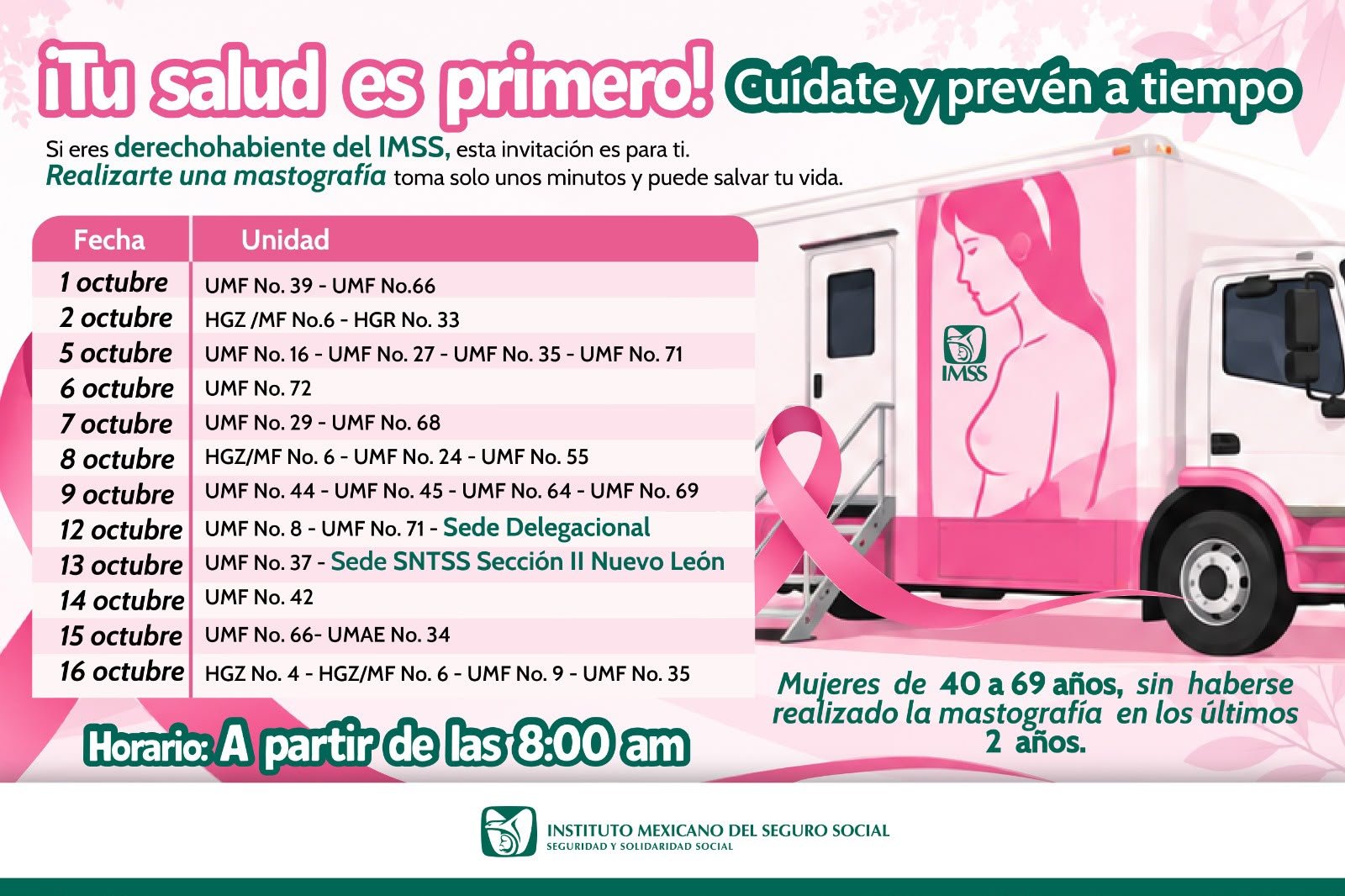 Comienza el mes de sensbilización sobre el cáncer de mama